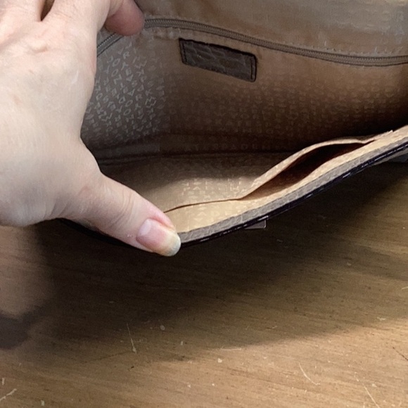 Kate Spade Grey Fiona Embossed Leather Bag Crossbody - Picture 8 of 11